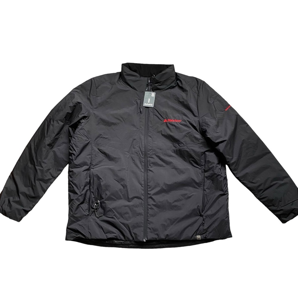 Elevate KYES Eco Packable Insulated Jacket NEW Coat Black Size Mens 3X